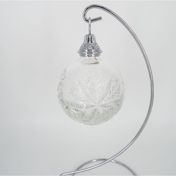 Waterford Snow Crystals Ball Ornament Lead Crystal with Box - Picture 7 of 15